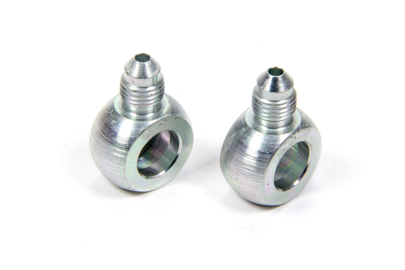 Aeroquip Fitting - Adapter Banjo - Straight - 3 AN Male to 7/16 in Banjo - Steel - Zinc Oxide - Pair