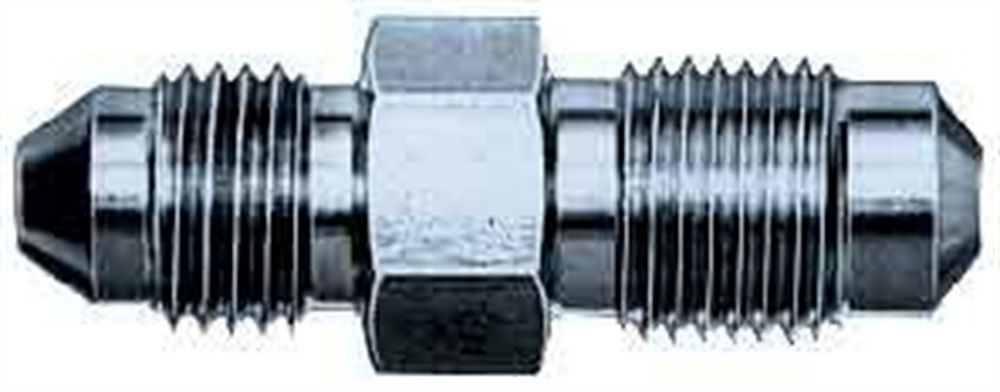 Aeroquip Fitting - Adapter - Straight - 4 AN Male to 10 mm x 1.00 Male - Steel - Zinc Oxide - Pair