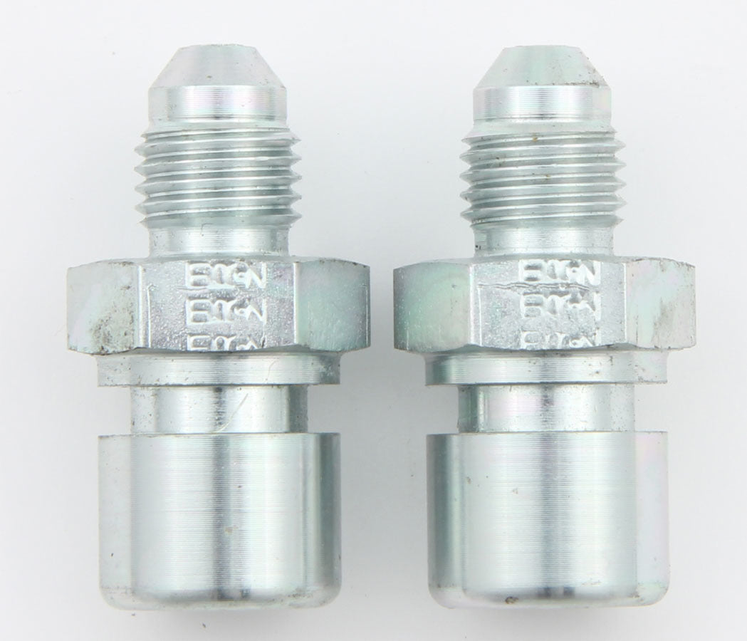 Aeroquip Fitting - Adapter - Straight - 10 mm x 1.00 Female to 4 AN Male - Steel - Zinc Oxide - Pair