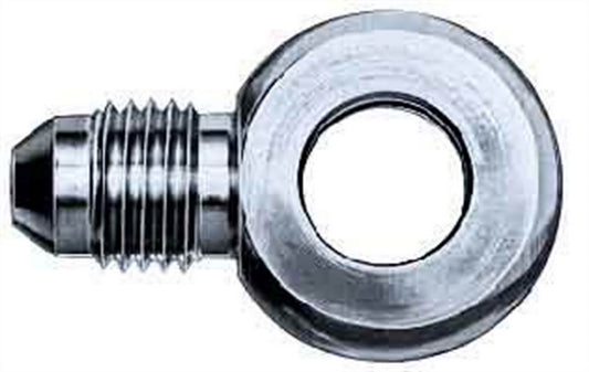 Aeroquip Fitting - Adapter Banjo - Straight - 3 AN Male to 3/8 in Banjo - Steel - Zinc Oxide - Pair