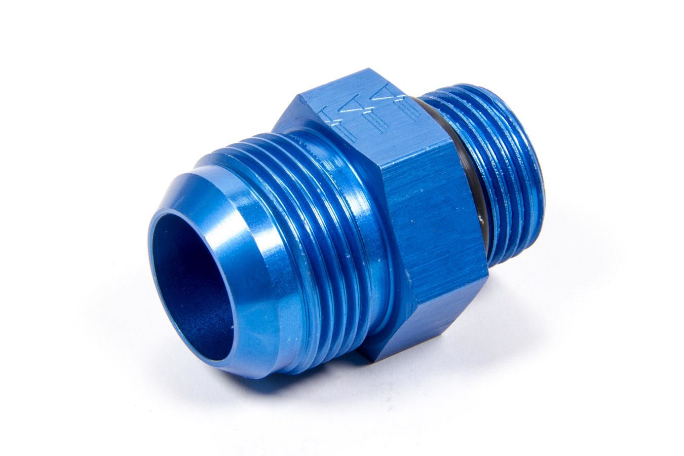 Aeroquip Fitting - Adapter - Straight - 12 AN Male O-Ring to 16 AN Male - Aluminum - Blue Anodized - Each