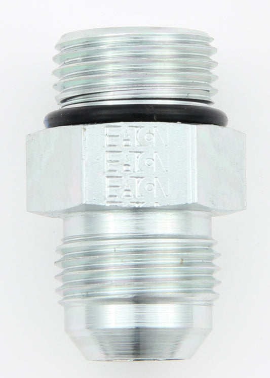Aeroquip Fitting - Adapter - Straight - 12 AN Male O-Ring to 12 AN Male - Steel - Zinc Oxide - Each
