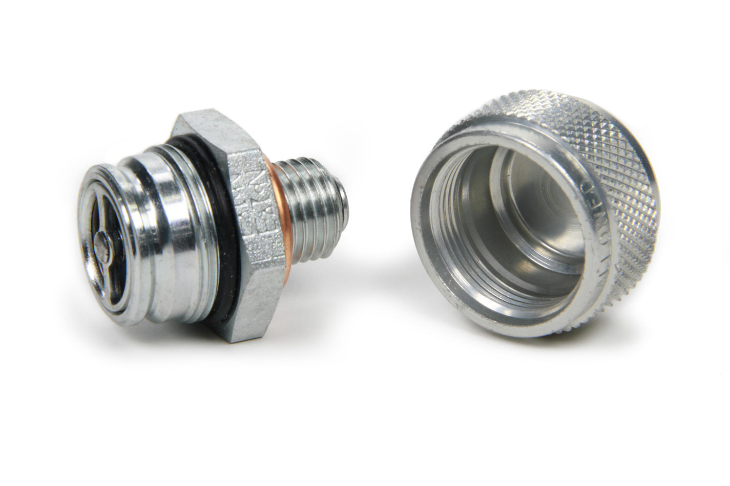 Aeroquip Fitting - Quick Disconnect - Quick Drain - Male Half to M14 x 1.5 - Each