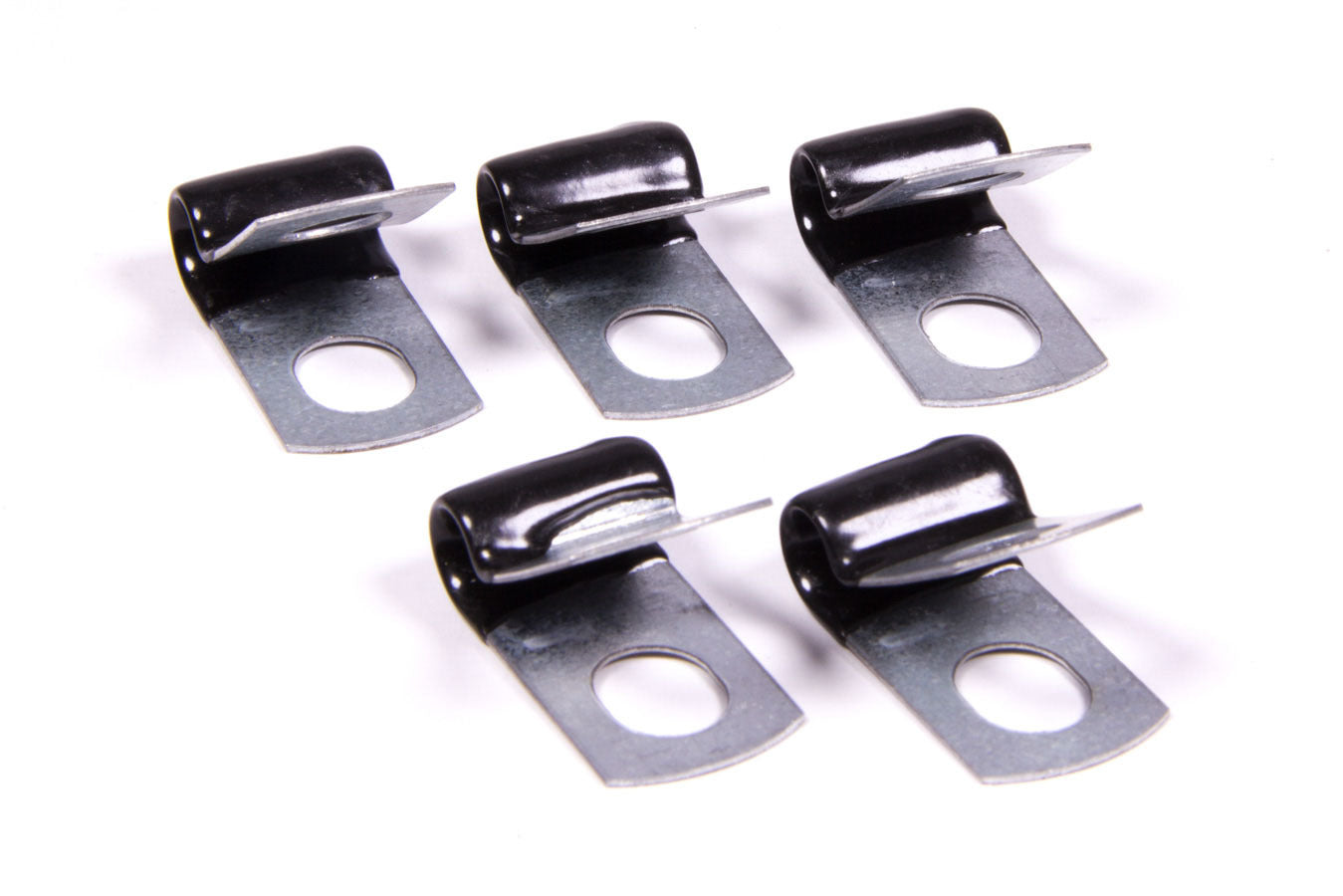 Aeroquip Line Clamp - Adel - 0.25 in ID - Vinyl Coated - Steel - Set of 5