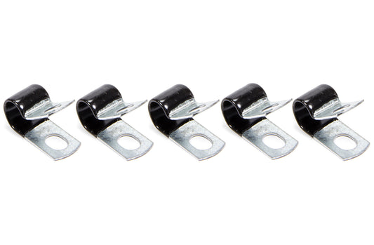 Aeroquip Line Clamp - Adel - 0.44 in ID - Vinyl Coated - Steel - Set of 5