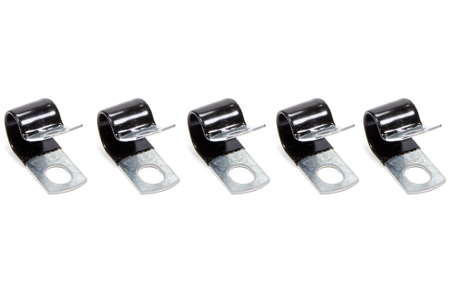 Aeroquip Line Clamp - Adel - 0.5 in ID - Vinyl Coated - Steel - Set of 5
