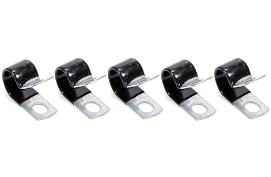 Aeroquip Line Clamp - Adel - 0.63 in ID - Vinyl Coated - Steel - Set of 5