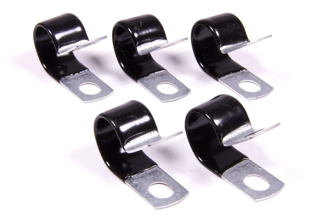 Aeroquip Line Clamp - Adel - 0.75 in ID - Vinyl Coated - Steel - Set of 5