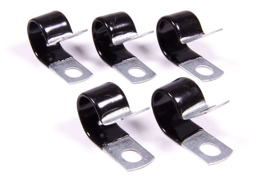 Aeroquip Line Clamp - Adel - 0.75 in ID - Vinyl Coated - Steel - Set of 5