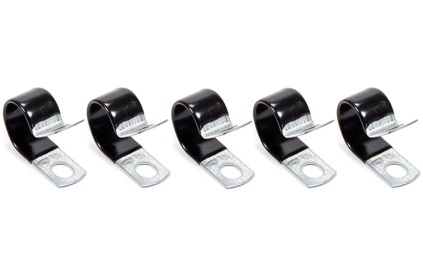 Aeroquip Line Clamp - Adel - 0.81 in ID - Vinyl Coated - Steel - Set of 5