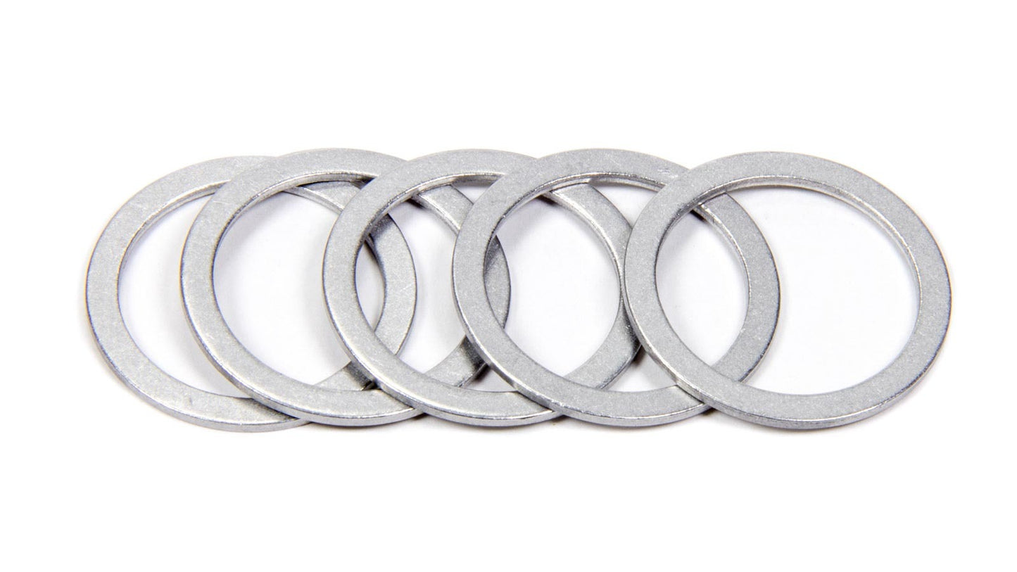 Aeroquip Crush Washer - 10 AN - Aluminum - Natural - Set of 5