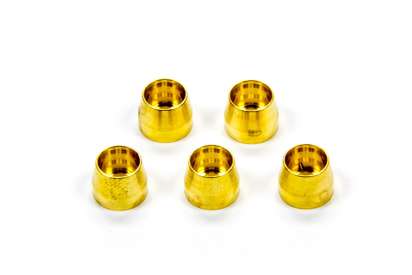 Aeroquip Compression Ferrule - 4 AN - Brass - PTFE Fittings - Set of 5