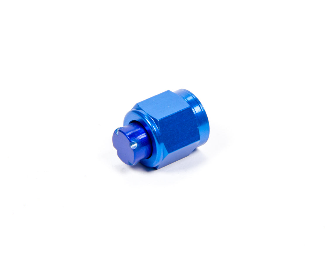 Aeroquip Fitting - Cap - 6 AN - Aluminum - Blue Anodized - Each