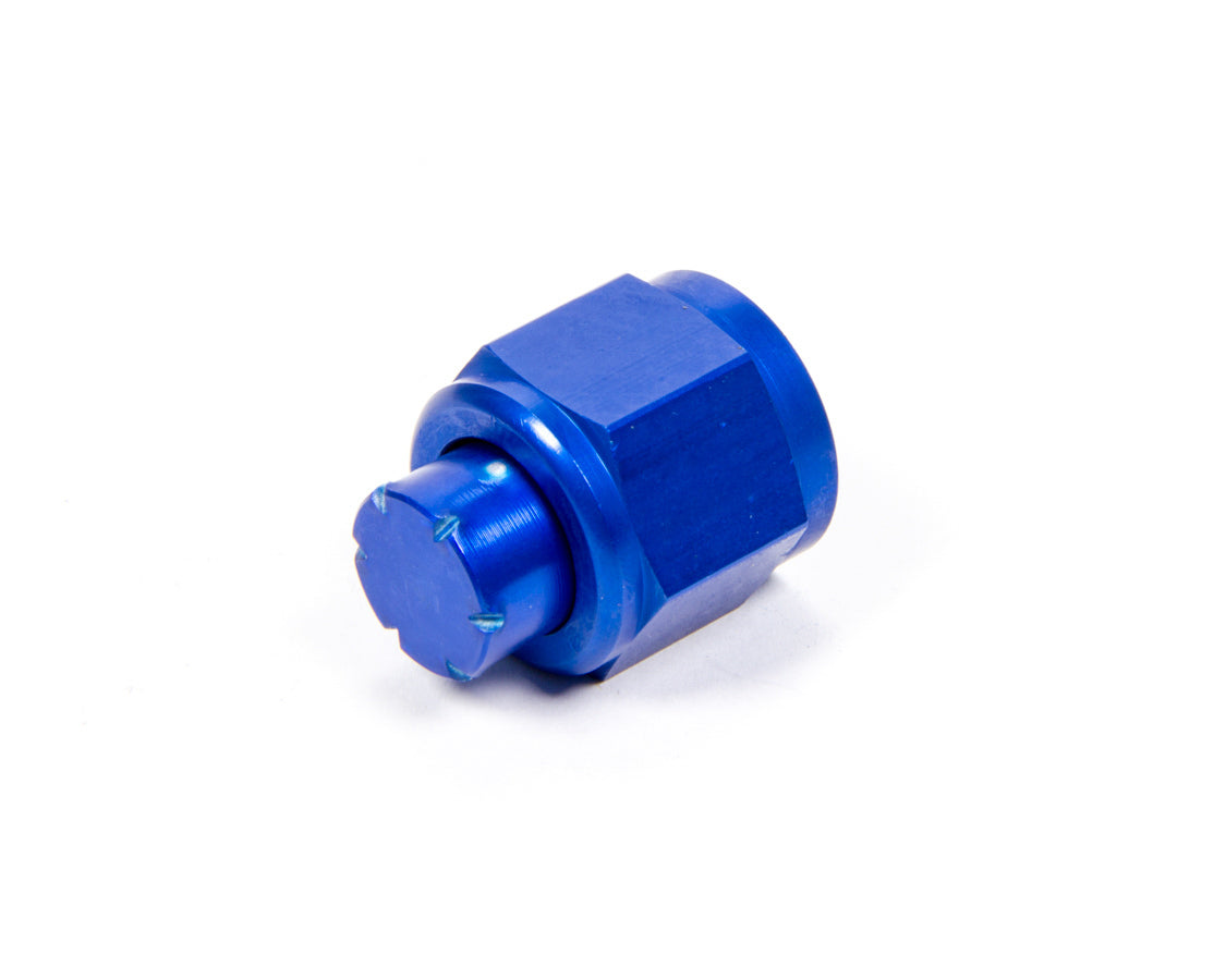 Aeroquip Fitting - Cap - 8 AN - Aluminum - Blue Anodized - Each