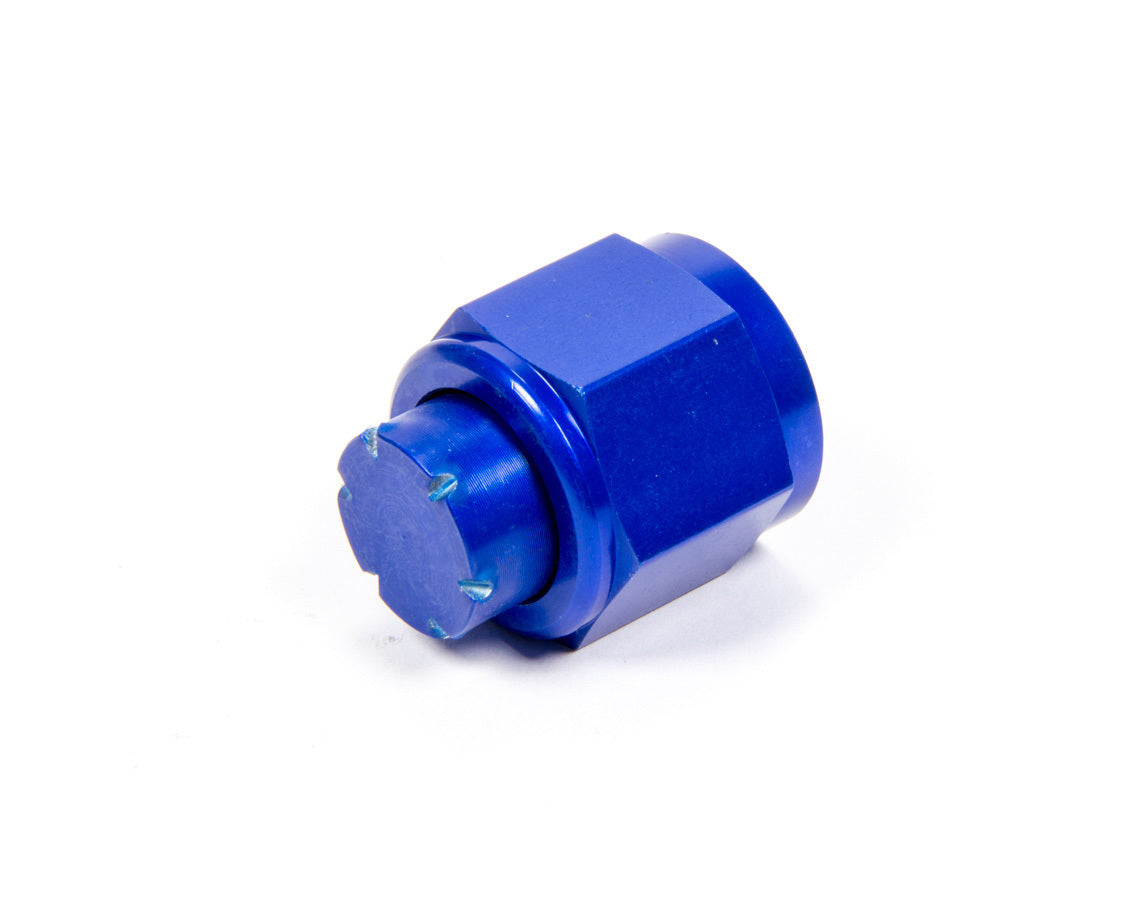 Aeroquip Fitting - Cap - 10 AN - Aluminum - Blue Anodized - Each