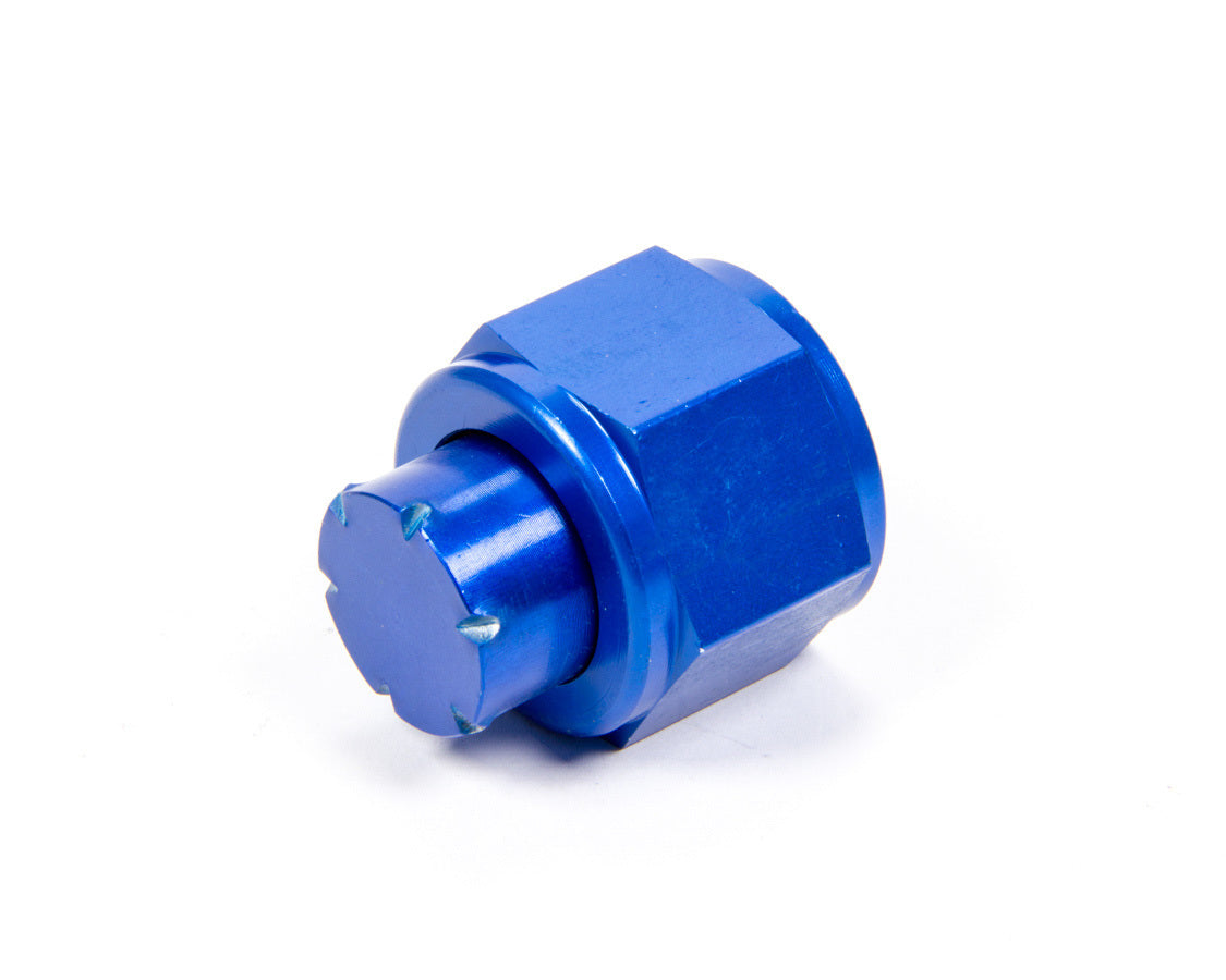 Aeroquip Fitting - Cap - 12 AN - Aluminum - Blue Anodized - Each