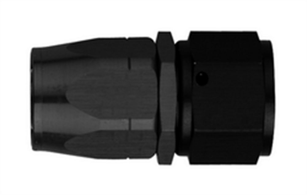 Aeroquip Fitting - Hose End - AQP/Startlite - Straight - 6 AN Hose to 6 AN Female - Aluminum - Black Anodized - Each