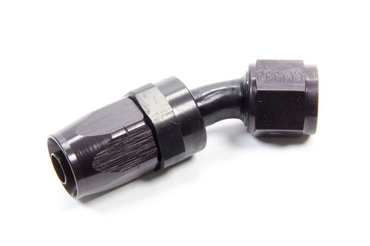 Aeroquip Fitting - Hose End - AQP/Startlite - 30 Degree - 8 AN Hose to 8 AN Female Swivel - Aluminum - Black Anodized