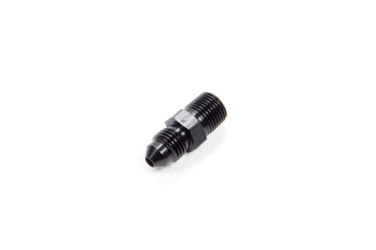 Aeroquip Fitting - Adapter - Straight - 3 AN Male to 1/8 in NPT Male - Aluminum - Black Anodized - Each