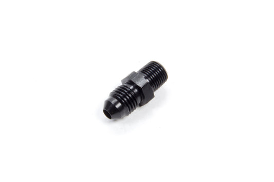 Aeroquip Fitting - Adapter - Straight - 4 AN Male to 1/8 in NPT Male - Aluminum - Black Anodized - Each