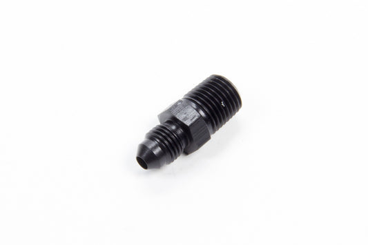 Aeroquip Fitting - Adapter - Straight - 4 AN Male to 1/4 in NPT Male - Aluminum - Black Anodized - Each