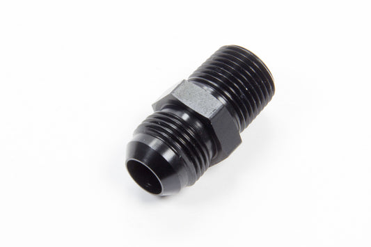 Aeroquip Fitting - Adapter - Straight - 10 AN Male to 1/2 in NPT Male - Aluminum - Black Anodized - Each