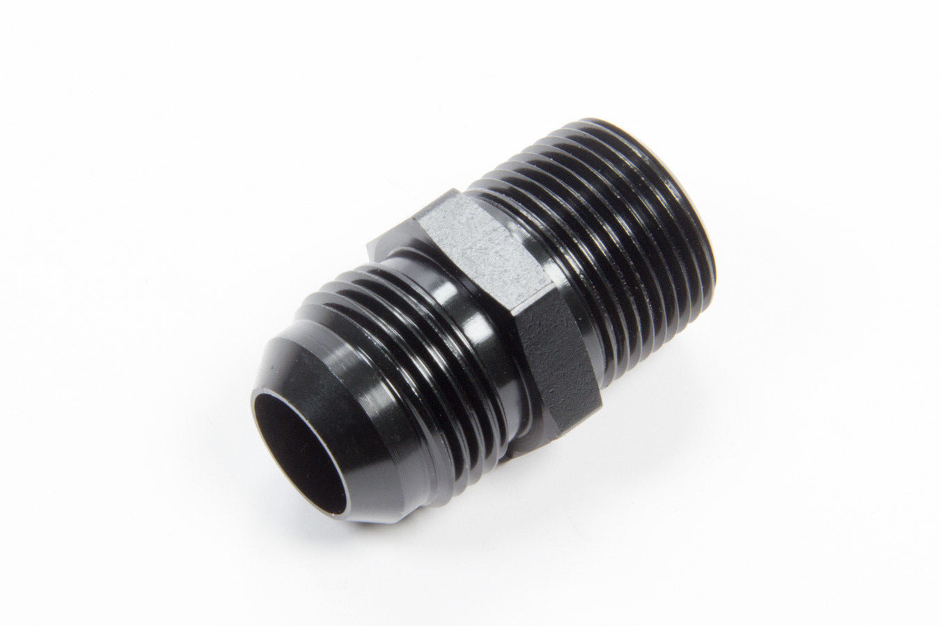 Aeroquip Fitting - Adapter - Straight - 12 AN Male to 3/4 in NPT Male - Aluminum - Black Anodized - Each