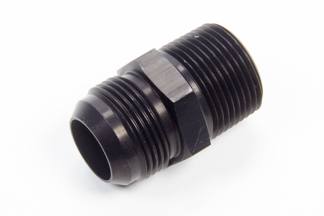 Aeroquip Fitting - Adapter - Straight - 16 AN Male to 1 in NPT Male - Aluminum - Black Anodized - Each