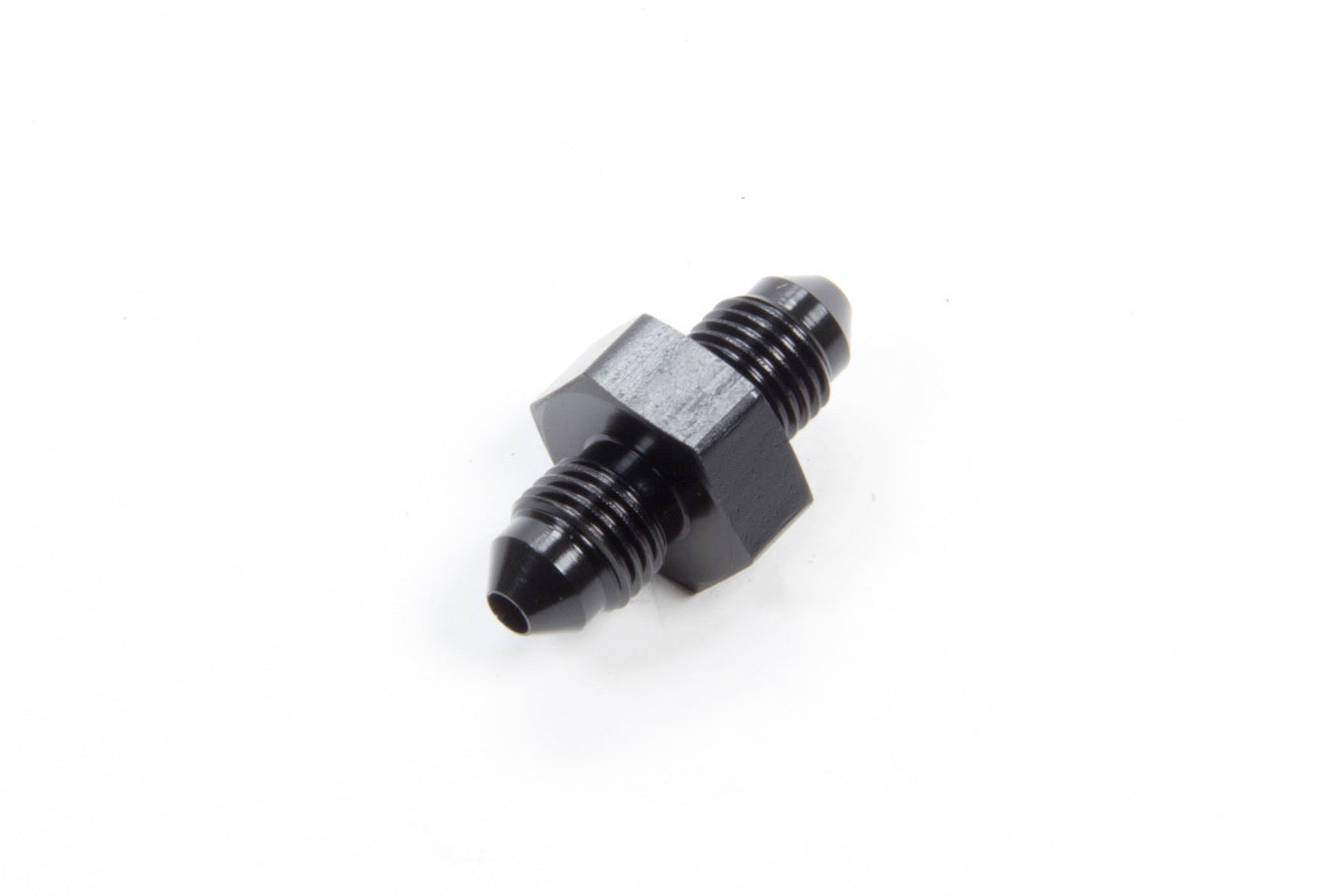 Aeroquip Fitting - Adapter - Straight - 3 AN Male to 3 AN Male - Aluminum - Black Anodized - Each