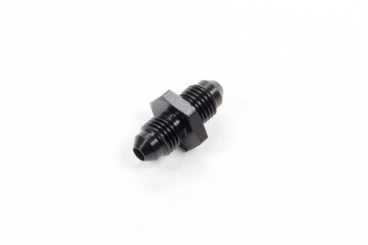 Aeroquip Fitting - Adapter - Straight - 4 AN Male to 4 AN Male - Aluminum - Black Anodized - Each