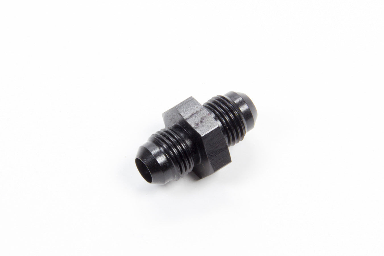 Aeroquip Fitting - Adapter - Straight - 6 AN Male to 6 AN Male - Aluminum - Black Anodized - Each
