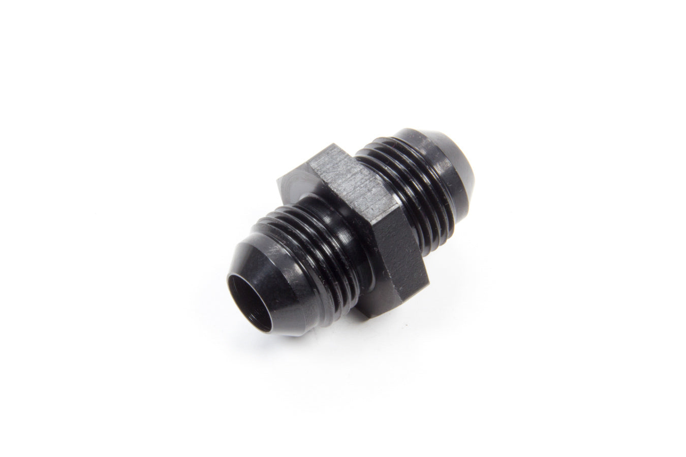 Aeroquip Fitting - Adapter - Straight - 8 AN Male to 8 AN Male - Aluminum - Black Anodized - Each