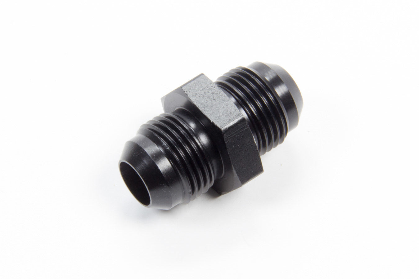 Aeroquip Fitting - Adapter - Straight - 10 AN Male to 10 AN Male - Aluminum - Black Anodized - Each