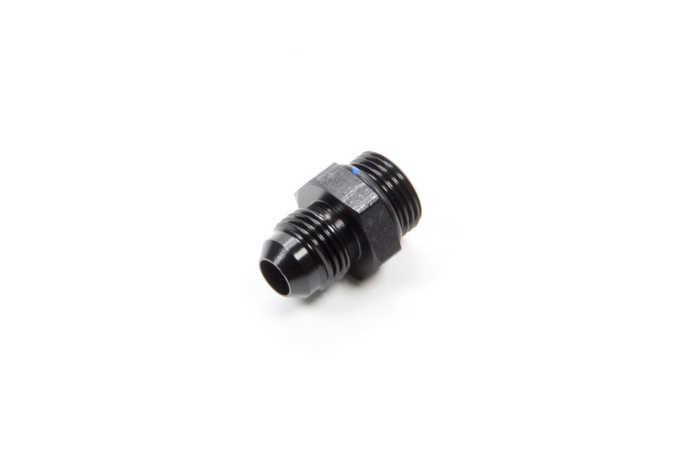 Aeroquip Fitting - Adapter - Straight - 6 AN Male to 5/8-20 in Male O-Ring - Aluminum - Black Anodized - Each