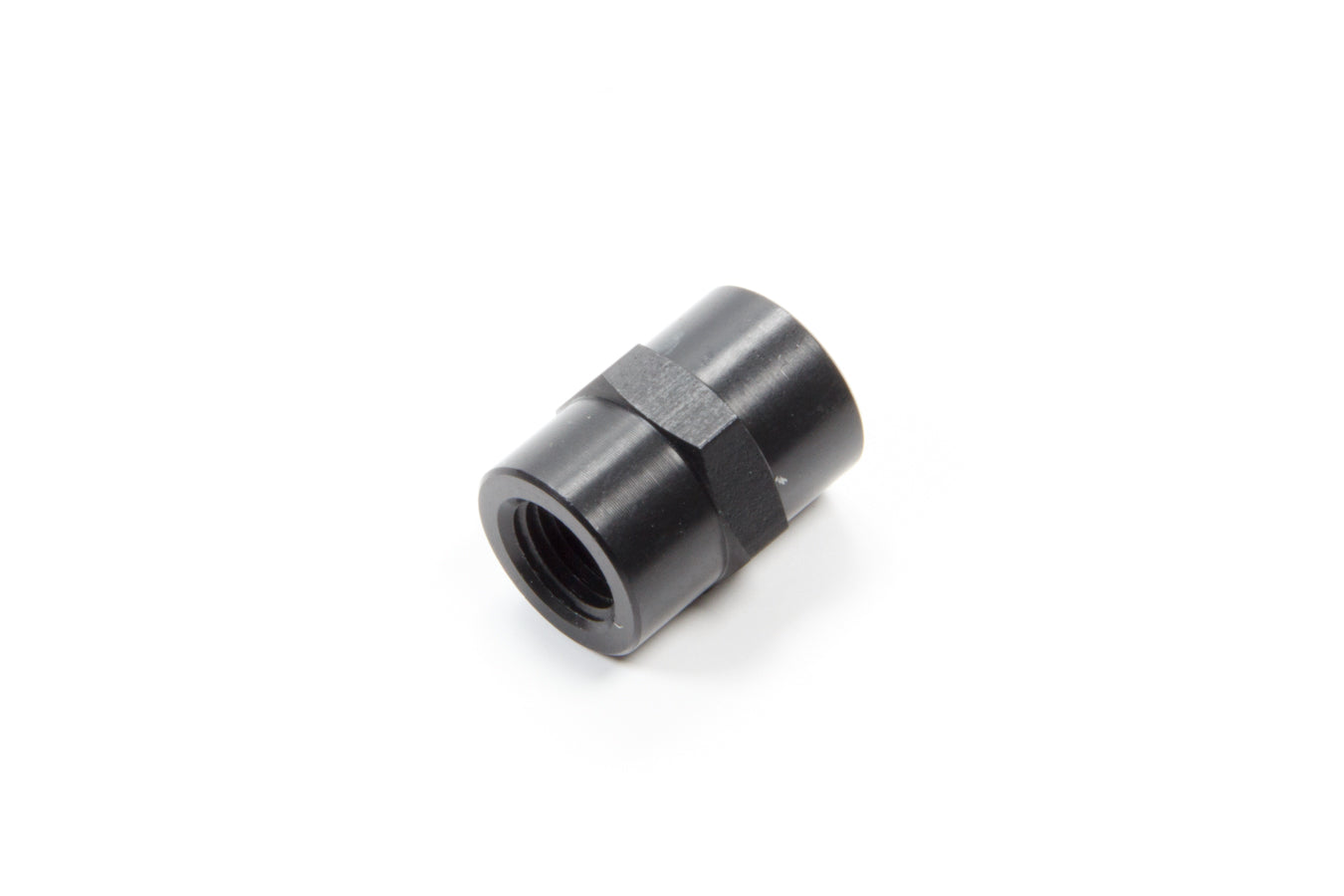 Aeroquip Fitting - Adapter - Straight - 1/4 in NPT Female to 1/4 in NPT Female - Aluminum - Black Anodized - Each