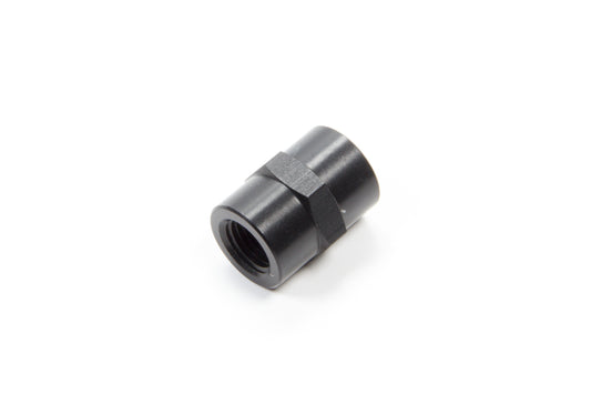 Aeroquip Fitting - Adapter - Straight - 1/4 in NPT Female to 1/4 in NPT Female - Aluminum - Black Anodized - Each