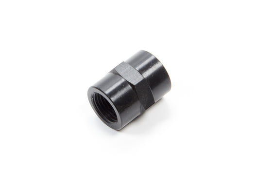 Aeroquip Fitting - Adapter - Straight - 3/8 in NPT Female to 3/8 in NPT Female - Aluminum - Black Anodized - Each