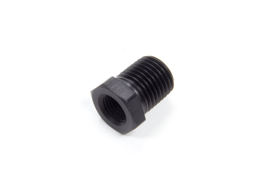 Aeroquip Fitting - Bushing - 1/8 in NPT Female to 1/4 in NPT Male - Aluminum - Black Anodized - Each