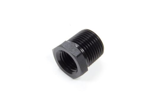 Aeroquip Fitting - Bushing - 1/4 in NPT Female to 3/8 in NPT Male - Aluminum - Black Anodized - Each