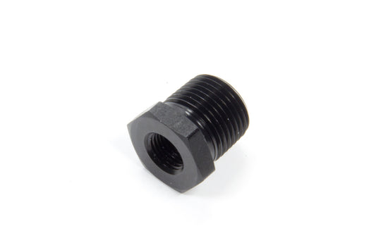 Aeroquip Fitting - Bushing - 1/8 in NPT Female to 3/8 in NPT Male - Aluminum - Black Anodized - Each