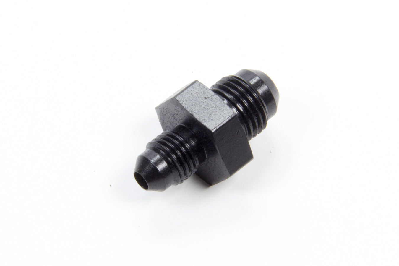 Aeroquip Fitting - Adapter - Straight - 6 AN Male to 4 AN Male - Aluminum - Black Anodized - Each