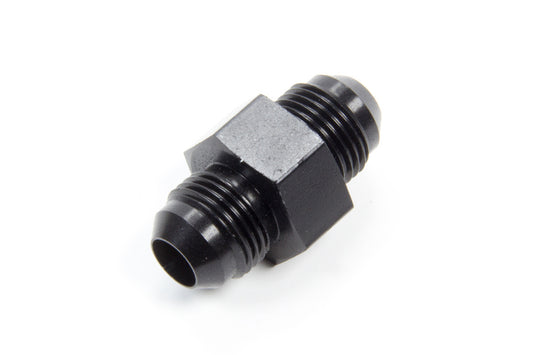 Aeroquip Fitting - Gauge Adapter - Straight - 8 AN Male to 8 AN Male - 1/8 in NPT Gauge Port - Aluminum - Black