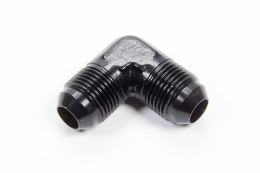 Aeroquip Fitting - Adapter - 90 Degree - 8 AN Male to 8 AN Male - Aluminum - Black Anodized - Each