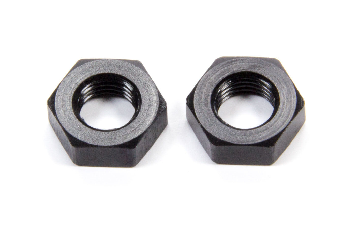 Aeroquip Bulkhead Fitting Nut - 3 AN - Aluminum - Black Anodized - Pair