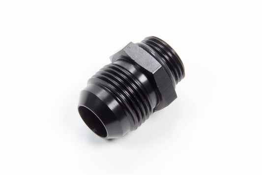 Aeroquip Fitting - Adapter - Straight - 10 AN Male O-Ring to 12 AN Male - Aluminum - Black Anodized - Each