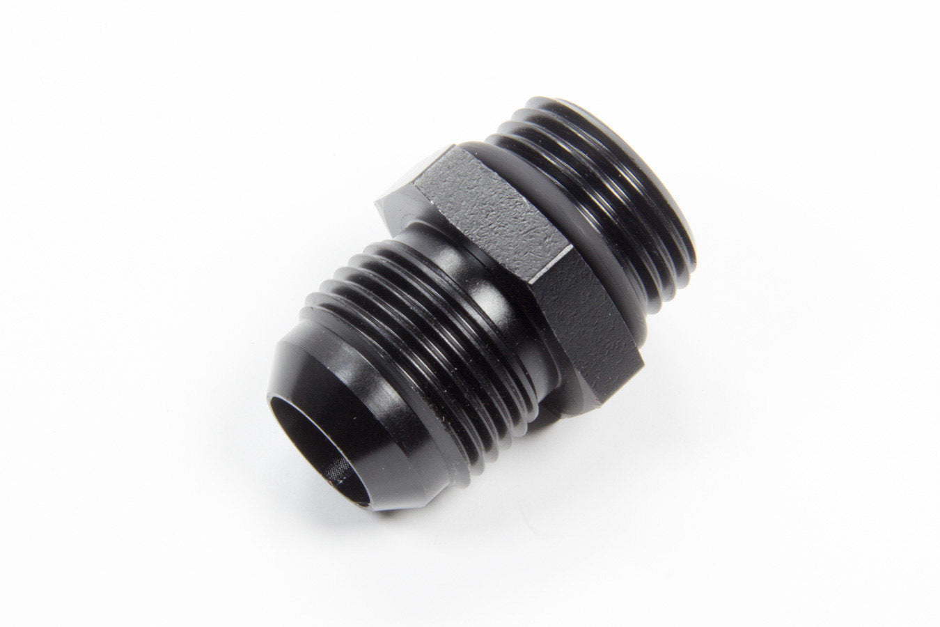 Aeroquip Fitting - Adapter - Straight - 12 AN Male O-Ring to 12 AN Male - Aluminum - Black Anodized - Each