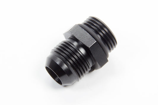Aeroquip Fitting - Adapter - Straight - 12 AN Male O-Ring to 12 AN Male - Aluminum - Black Anodized - Each
