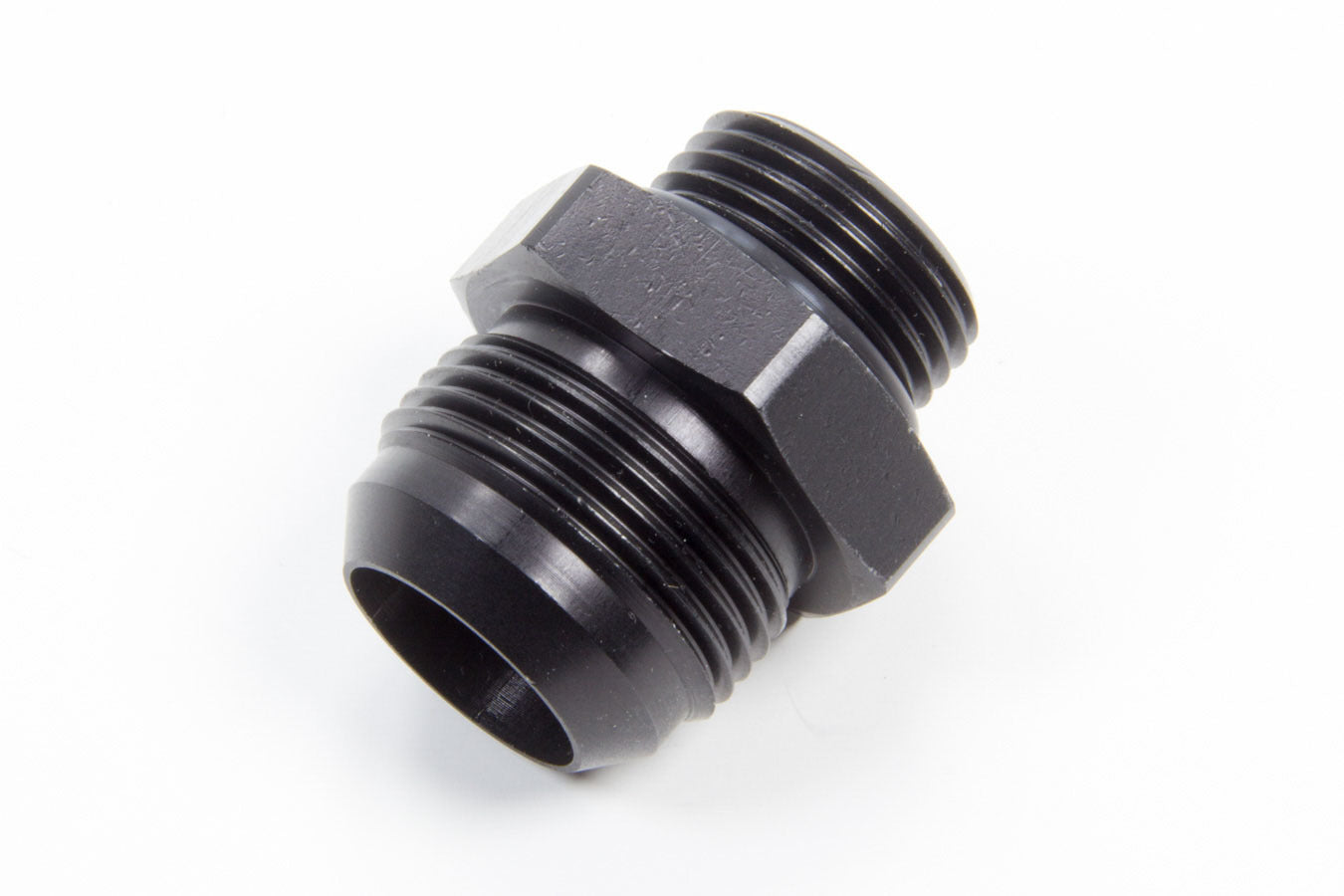 Aeroquip Fitting - Adapter - Straight - 12 AN Male O-Ring to 16 AN Male - Aluminum - Black Anodized - Each