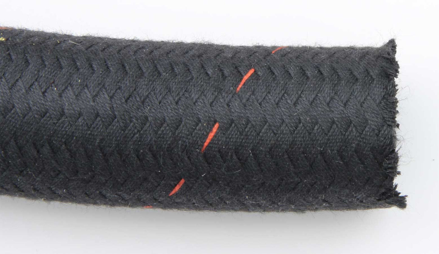 Aeroquip Hose - Startlite Racing Hose - 12 AN - 10 ft - Braided Nomex / Rubber - Black - Each