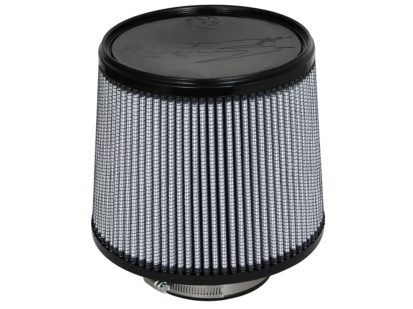 Afe Power Air Filter Element - Magnum FLOW Pro DRY S - Clamp-On - Conical - 8 in Base - 7 in Top - 4 in Flange - 6.7